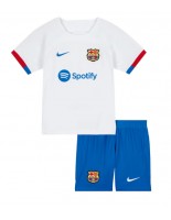 Barcelona Venkovní dres pro děti 2023-24 Krátký Rukáv (+ trenýrky)